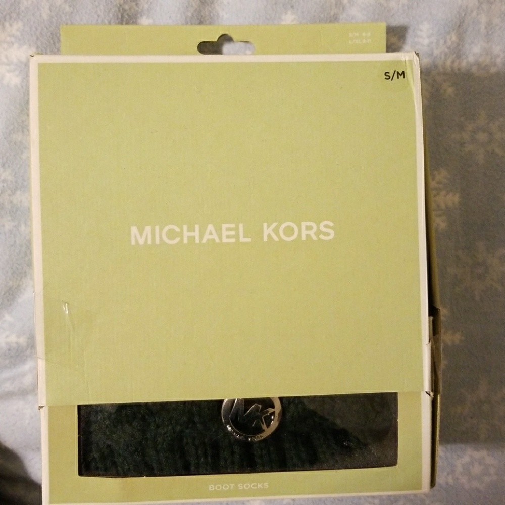 Brand New Michael Kors Cable Boot Socks